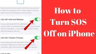 How to Turn SOS Off on Your iPhone?