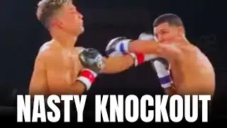 Man drops hand and gets knocked out viciously