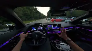 2025 BMW 520d G60 - POV Driving [4K] *NICE INTERIOR*