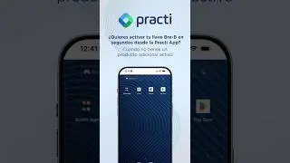 Activate your Bre-B key in seconds from the PractiApp without having any additional active products.