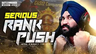 BGMI LIVE - CONQUEROR PUSH  + BAKCHODI 🥶 | GTXPREET PUBG