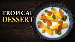Pineapple, Coconut, Mango: Exotic Dessert Masterpiece