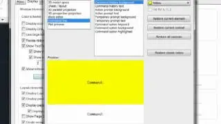 AutoCAD 2013 - Linha de Comandos - Opções de Cores