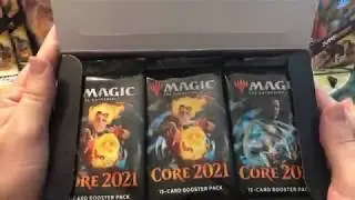 Core 2021 full Booster Box opening! All 36 packs opened and shown Magic the Gathering MTG M21 core21