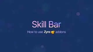 Skill Bar Widget for Elementor | Zyre Addon | Create Modern Progress Bars & Skill Levels