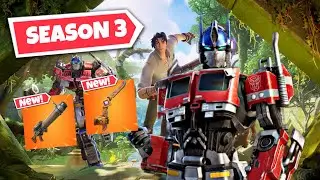 FORTNITE SEASON 3 IS HERE! (Optimus Prime, Flapjack Rifle, Boomerang)