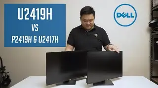 Dell Ultrasharp 24" U2419H VS P2419H and U2417H | Comparison Video