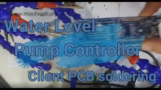 Wireless LoRa Remote Water Tank Level and pump controller (esp8266): Client PCB soldering