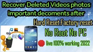 How to recover data from android phone after hard reset | Recover data after hard reset Trend Tricks