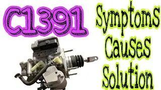 2011 Toyota Prius C1391 code Internal Leak in the actuator circuit sound