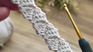 Çok kolay çanta sapı, Bag Hande Crochet    #crochet #knitting
