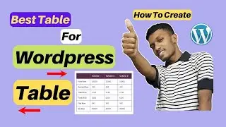 Best Table For Wordpress | How To Create Table In Wordpress | Best Wordpress Table Plugin 