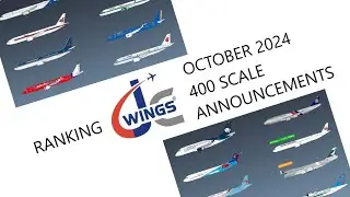 Ranking JC Wings 400 Scale October 2024 Announcements