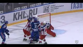 Zakhar Bardakov #10 blue jersey, WCF game vs CSKA, active moments, offensive & defensive, good & bad