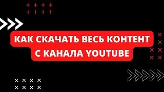 Как скачать весь контент с канала YouTube (Google архиватор)