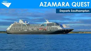 Azamara Quest departs Southampton (03/09/2024)