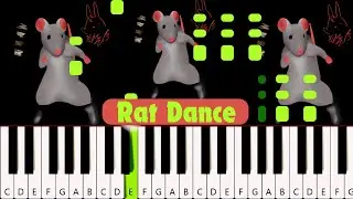Chess Type Beat (Rat Dance Meme Song) | Normal & Slow | Easy Piano Tutorial | Beginner 🎵 