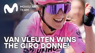 Annemiek van Vleuten and the Movistar Team win the 2022 Giro Donne! | 