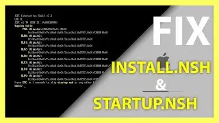 Virtualbox UEFI Shell startup.nsh Error Fixed 2022
