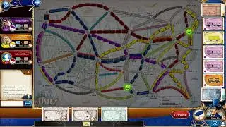 Ticket to Ride on Steam: Relaxing Playthrough with Friends on Discord!