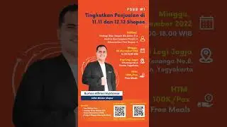 Kelas Offline Shopee Mentor Burhan