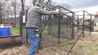 Prefab chicken pens arrived $$$$$$