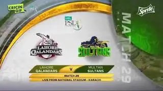 HBL PSL 2019 Full Match Highlights b/w Multan Sultans and Lahore Qualanders at Karachi Pakistan