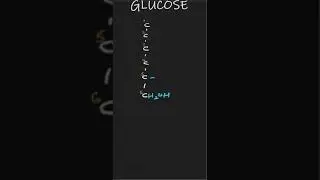 Glucose | #Shorts | Open chain | Sugars