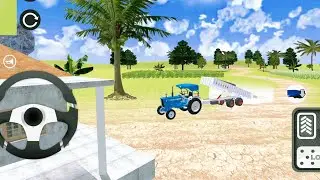 Indian Tractor Simulator Game 3D – Trolley – Android Gameplay