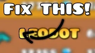 Gold Text Hotfix — Geometry Dash Texture Pack