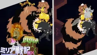 Loona vs Queen Bee in Echidna Wars DX