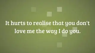 Unrequited Love Poem