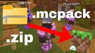 How to Convert .Zip Files Into .McPack Files - Minecraft Modding