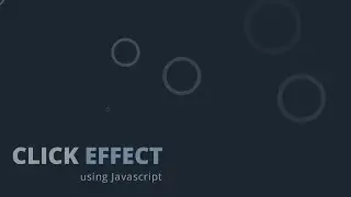 Click Effect using Javascript - devsuggest