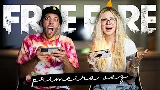 JOGUEI FREE FIRE PELA PRIMEIRA VEZ com o Lucas Rangel!