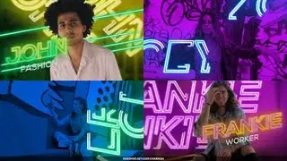 Neon Freeze Opener | After Effects Template