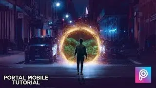 Portal photo manipulation tutorial - Mobile | PORTAL Picsart photo editing tutorial