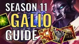 How I Started with an 80% Win Rate playing Galio in Season 11 | Galio Support Guide