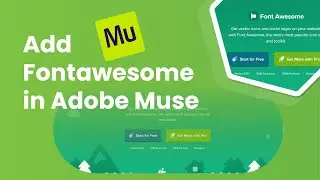 How to Add Fontawesome Icon in Adobe Muse