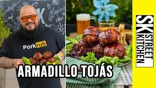 ARMADILLO tojás 🍑 barackos BBQ-szósszal 😋