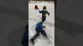 Winter football in the Siberia
