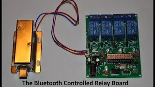 The Bluetooth/Android Controlled Relay Board Module!