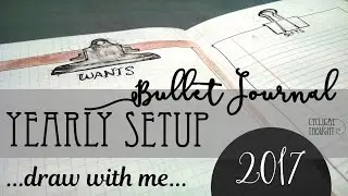 New Year Bullet Journal Setup | Yearly Spreads | Cyclical Thought