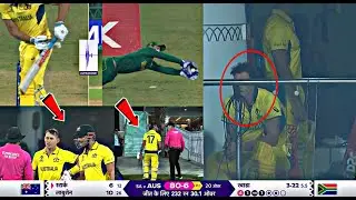 Huge Drama Marcus Stoinis Fight With Umpire When Gave Wrong Decision On Marcus Stoinis WKT Vs SA |