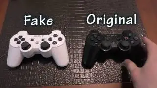 COMPARISON: PS3 Controller - Fake Ebay 