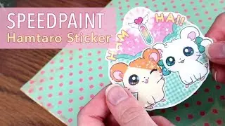 Speedpaint - Hamtaro and Bijou Sparkle Sticker