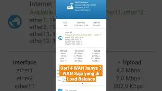 LOAD BALANCE ECMP 3 KONEKSI INTERNET - BUKAN LOAD BALANCE PCC