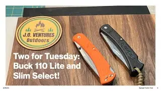 Two for Tuesday: Buck 110 Lite and Slim Select! @knifedelights7473