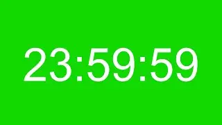24 Hour Timer Green Screen