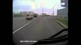 ДТП с автобусом в Москве.